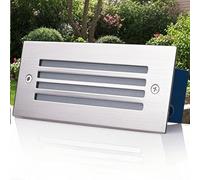 GUODDM Spots D'escalier Extérieurs Encastrés - Lampe d'angle Encastrée 220 V, Projecteur LED Étanche IP65, Éclairage Souterrain pour Cour De Jardin(Red,3w)