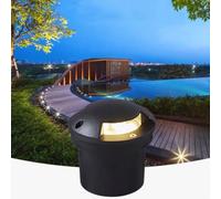 GUODDM Spots LED Encastrés pour Extérieur - AC 85-265 V, Éclairage Latéral sans Éblouissement(Warm Light,3W)