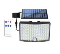 GUODDM Spots Solaires À 190 LED, Éclairage D'extérieur Et D'intérieur, Télécommande, Câble De 5 M, Éclairage De Sécurité Étanche, Installation Multifonctionnelle(1PCS(10W-5.5V))