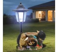 GUODDM Statue Décorative - Hérisson Solaire De Jardin avec Lumière, Décorations D'extérieur pour Patio, Cour, Pelouse, Allée, Cadeaux De Pendaison De Crémaillère