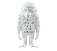 GUODDM Statue Statue d'art - Sculpture De Singe Orang-outan, Objet De Collection Animalier for La Maison Et Le Bureau, Figurine en Résine Bronzée, Accessoire De Décoration, Cadeau(B)