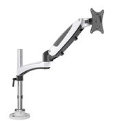 GUODDM Support De Moniteur À Double Bras for Plafond, Réglage Pneumatique De La Hauteur, Support Mural Inversé for Bureau, Support Flexible for Écran D'ordinateur