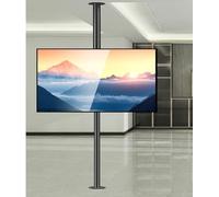 GUODDM Support De Sol Pivotant À 360° pour Téléviseur ACL, Meuble Télé Suspendu, Support Mural Inclinable, Compatible avec Les Écrans De 32 À 75 Pouces