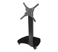 GUODDM Support De Sol Portable for Téléviseur, Étagère Roulante Réglable en Hauteur avec roulettes, Support Mobile for Écran D'ordinateur for Bureau À Domicile