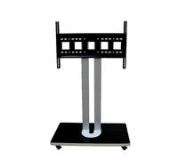 GUODDM Support De Télévision Mobile À roulettes - Hauteur Réglable - Support De Sol Portable pour Écran Plat LED De 42 À 65 Pouces, Jusqu'à 50 Kg