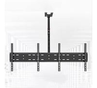 GUODDM Support Mural De Plafond Monopoteau pour Téléviseur, LCD Inclinable Et Rotatif, pour Téléviseurs De 32 À 55 Pouces, Supporte Deux (2) Écrans, VESA Max. 400 X 400 MM