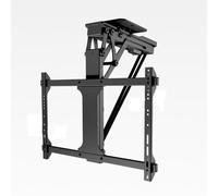 GUODDM Support Mural Électrique for Téléviseur Au Plafond - Support Motorisé Rabattable for Écran LCD, avec Support for Télécommande, Rotation D'environ +90° À -90°