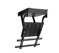 GUODDM Support Mural Électrique pour Téléviseur Au Plafond, Angle De Rotation Réglable À 90°, 32 À 86 Pouces, avec Télécommande, Rabattable Et Motorisé pour Toit Incliné(43"-55")