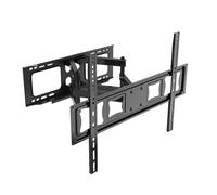 GUODDM Support Mural for Téléviseur, avec Bras Articulés Pivotants Et Inclinables, Niveleur, Supporte Jusqu'à 60 Kg (132 Lbs Max), for Écrans Plats Et Incurvés LED, LCD Et OLED