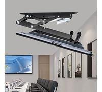 GUODDM Support Mural Motorisé pour Téléviseur Au Plafond, Système De Levage LCD Escamotable Dissimulé, Bras Télescopique Électrique LED avec Levage Automatique, Inclinaison De 0 À 85°(50"-75”)