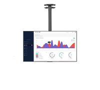 GUODDM Support Mural Réglable pour Téléviseur Au Plafond, Compatible avec Les Téléviseurs De 37 À 90 Pouces, VESA Max. 600 X 400 Mm, Charge Maximale 80 Kg (176 Lbs)