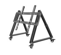 GUODDM Support TV Mobile - Support TV Roulant pour Téléviseurs De 40 À 70 Pouces, avec roulettes Inclinables Et Verrouillables