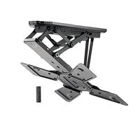 GUODDM Support TV Motorisé Électrique - Fixation Plafond for Écran LCD, Moniteur TV Inclinable De 0 À 90°, Système De Levage LED Escamotable, VESA 400x400