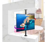 GUODDM Support TV Rotatif À 360°, Fixation Au Sol pour Écran LCD, Meuble Mural, Base Pivotante en Acier Inoxydable, Écran LED De 32 À 55 Pouces(66-82CM)