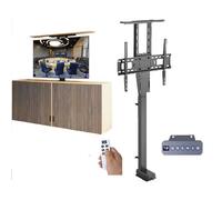 GUODDM Supporto TV Motorizzato Regolabile, Meccanismo Di Sollevamento Elettrico Con Telecomando, per TV A Grande Schermo Da 40 A 80 Pollici, Corsa Di Sollevamento 2 M (78,3 Pollici)