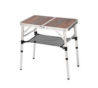 GUODDM Table De Camping Pliante, Petite Pliante À Hauteur Réglable, Portable avec Filet pour, Le Jardin, Les Pique-niques, Barbecues(C)