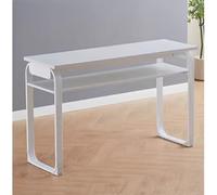 GUODDM Table De Formation Simple, Table De Conférence Pliante Et Portable, avec Compartiment De Rangement pour Les Cours Particuliers dans Les Établissements (chaises Non Incluses)(B,80 * 40 * 75CM)