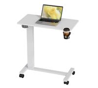 GUODDM Table Mobile Simple, Petite De Conférence Portable, Plateau en Bois Massif, Réglage Intelligent De La Hauteur, Bureau pour Ordinateur À Utiliser(B)