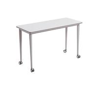 GUODDM Tables De Conférence Pliables (2 Ou 4 Pièces), Table De Formation Mobile À roulettes, Table De Réunion Roulante À Plateau Rabattable for Bureau, Salle De Réunion, Salle De Classe(1PCS)