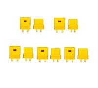 GUOFHUIO Connecteur de Batterie étanche XT30AW-M/XT30UW-F, 10 pièces, avec Boucle de Verrouillage, mâle et Femelle, Adaptateur de Connexion DIY for Drone RC(5pair)
