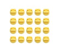 GUOFHUIO Lot de 20 Buses de pulvérisation en éventail for Drone agricole, système Anti-Goutte(Vp110-02 Yellow)