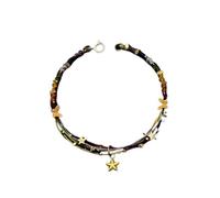 GUOGAOzz Il est normal de ne pas aller bien Bracelet coloré avec étoiles scintillantes, bracelet d'amitié bohème unique avec perles, bijou inspirant à offrir à une femme (Style A)