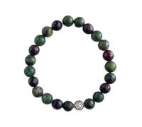 GUOGAOzz Rappelez-vous qui vous êtes bracelet, bracelet à perles en cristal violet, bijoux d'inspiration pour les hommes et les femmes (Style D)