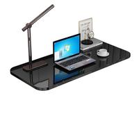GUOGLZ Table Murale Rabattable Permettant De Gagner De l'espace, Bureau D'ordinateur Suspendu, Table À Rabat pour Chambre À Coucher Buanderie Cuisine Bar(Black,60 * 40cm)