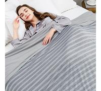 Guohaoi Arc-Chill Q-Max Couverture rafraîchissante pour Les dormeurs Chauds - Fibre fraîche > 0,5 - 100% certifiée Oeko-Tex - Couverture d'été légère pour Voyage/extérieur - Respirante Ultra Froide -