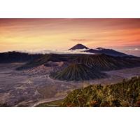 GUOHLOZ Puzzle Adulte - Puzzle 1000 p - Challenge Puzzle, Volcan, Indonésie, Java, Tengger, Bromo, 75x50cm