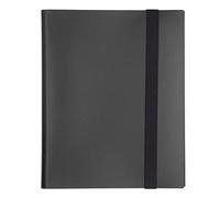 GUOHOQIX Classeur de Cartes à Collectionner, pour Collectionner 360 Cartes, 20 Pages avec 9 Pochettes, Rangement Polyvalent pour Cartes de Jeu, Photos, Design en PVC Durable et (Noir 20 Pages)