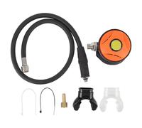 GUOHOQIX Détendeur de plongée, pour équipement de plongée sous-Marine, Tuyau Haute Pression avec Tissage en Fibre de Carbone PVC, raccords en Alliage d'aluminium, Embout en