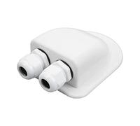 GUOHOQIX Glande d'entrée de câble Solaire à Double entrée, étanche IP68, ABS résistant aux intempéries pour Projet Solaire sur Bateau de Camping-Car RV