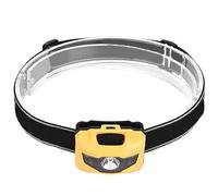 GUOHOQIX Lampe frontale LED 3W avec éclairage rouge et blanc, idéale pour la pêche, les pique-niques, la randonnée et l'alpinisme. ((jaune))