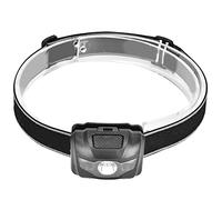 GUOHOQIX Lampe frontale LED 3W avec éclairage rouge et blanc, idéale pour la pêche, les pique-niques, la randonnée et l'alpinisme. ((noire))