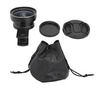 GUOHOQIX Objectif pour Appareil Photo de téléphone Portable 2 en 1 : kit d'objectifs Universel 37 mm, Grand Angle 0,45x, Macro, à Clipser.