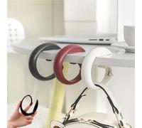 Guojanfon Lot de 3 crochets de sac à main pour table et sac à main pour bureau, robustes fabriqués en alliage haute résistance, peuvent accrocher divers crochets lourds