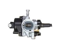 GUOJWOZPJ Compatible avec Le carburateur PHVA17 PHVA 17,5 mm for Motos, Scooters, cyclomoteurs, Motos Tout-Terrain et Pit Bikes (MBK, 2 Temps).