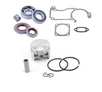 GUOJWOZPJ Kit de Segments de Piston 42mm adapté à la tronçonneuse à Moteur 024 MS240 AV/S/SW 024WB 024SWVH(1 x Full Set)