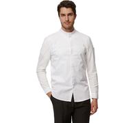 Guolamy Veste de Cuisine Chef Homme Professionnel Manches Longues en Maille Respirante 29132M（Manches Longues-Blanc，XL