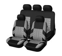 GUOLEIOO Housses de Siège de Voiture, pour Ford Puma 2019-2022 2023 2024 2025 Quatre Saisons Nonslip Confortable Protection Couvre Sieges, Protecteurs de Siège Interieur,5 Seats (Grey)