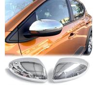 GUOLEIOO Voiture Extérieur Miroir Décor, pour Dacia Sandero III | Typ DJF | BJ AB 2021 Coques de rétroviseurs latéraux