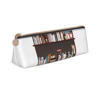 GUOLGP Bibliothèque Bibliothèque Élégant Trousse à crayons Grande capacité 21,6 x 5,6 x 6,1 cm Pochette Triangle Essentials Daily Essentials