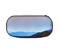 GUOLGP Blue Ridge Mountains Trousse à fermeture éclair pour écolier et fournitures de bureau