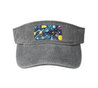 GUOLGP Casquette de baseball vintage classique avec imprimé abstrait, science, chimie, pour activités de plein air, sports et activités de plein air, gris, Taille unique