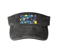 GUOLGP Casquette de baseball vintage classique avec imprimé abstrait, science, chimie, pour activités de plein air, sports et activités de plein air, Noir , Taille unique