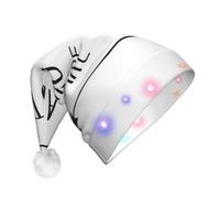 GUOLGP Chapeau de Noël avec imprimé « Not All Who Wander Are Lost » pour fêtes de fin d'année