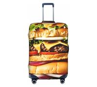 GUOLGP Housse de protection lavable avec fermeture éclair dissimulée Motif alimentaire, blanc, M