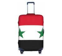 GUOLGP Housse de protection lavable avec fermeture éclair dissimulée Motif drapeau de la République arabe syrienne, blanc, XL