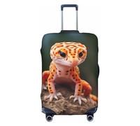 GUOLGP Housse de protection lavable avec fermeture éclair dissimulée Motif léopard sable Gecko, blanc, M